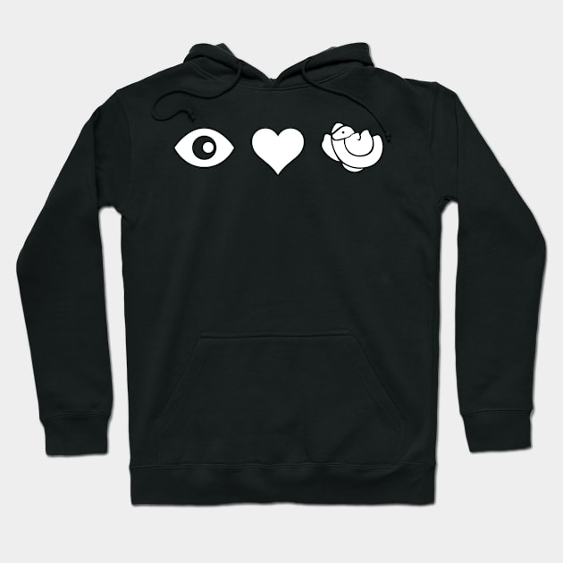 I Love Ball Pythons Hoodie by MeatMan